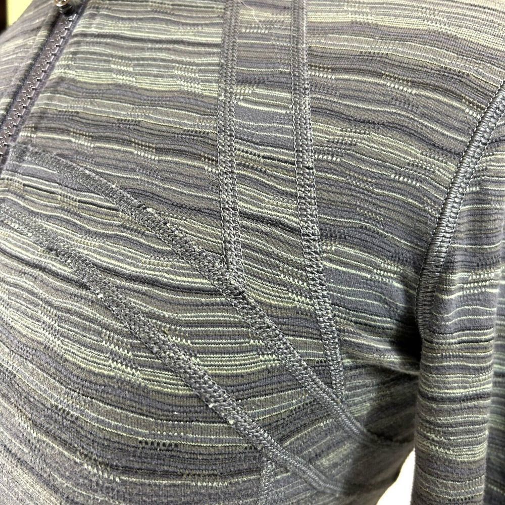 Lululemon Jacket  Women Size 6 Olive Heather Hooded Zipper  Nulu Define Yoga - Picture 7 of 10